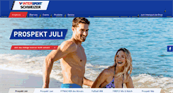 Desktop Screenshot of intersport-schweizer.de